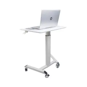 Compact Tech Desk Standing and Adjustable Desk furniture  for  work rolling  standing  desk