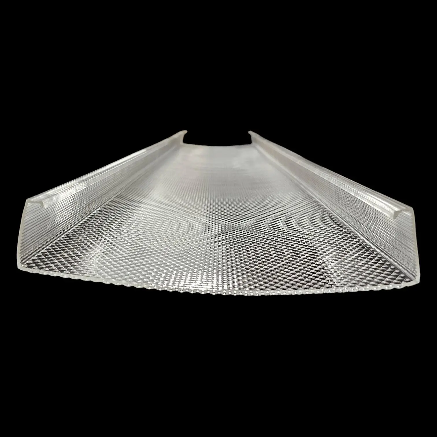 F-2260: 2 Lite Wrap Around Replacement Light Cover | 47-13/16" x 9.0" (between the hooks =7 13/16″ (W)) x 1 9/16" (1 15/6 at peak (Depth))