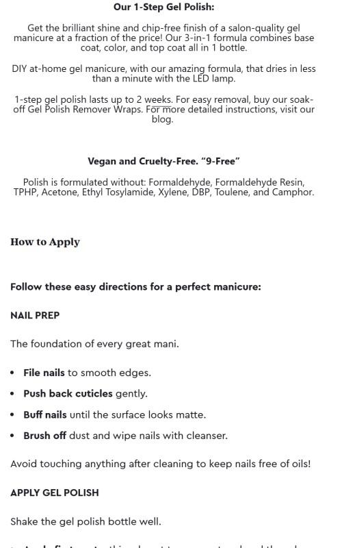 Cassis - Gel Manicure Kit