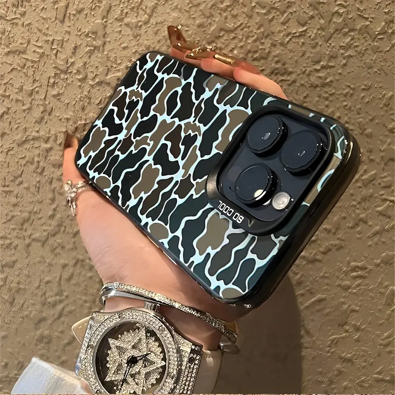 Vintage Sitka Camouflage & Blush Pink MagSafe-Compatible Phone Case - TPU Liquid Silicone, Polycarbonate Cover, Shockproof Protector, Dustproof, Anti-Fingerprint for iPhone 7/8/X/XR/11/12/13/14/15/16/17 Pro Max Plus Air Mobile Accessories