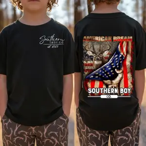 YOUTH American Dream Boys Sleeve Boys Shirt, 250th America Anniversary Tee, Southern Boy Co Sweatshirt, Family Matching Outfits, Country Boys, Gift For Son, Toddler Boy Clothing Stuff, Local Boys Sweater
