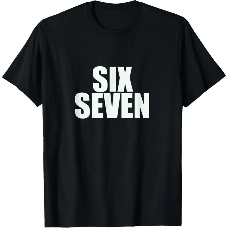 Fun Six Seven 6 7 Meme Design T-Shirt