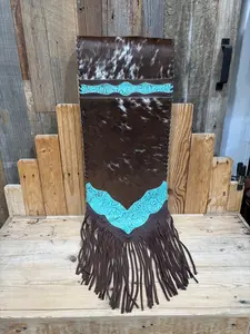 Cowhide Fringe Table Runners!