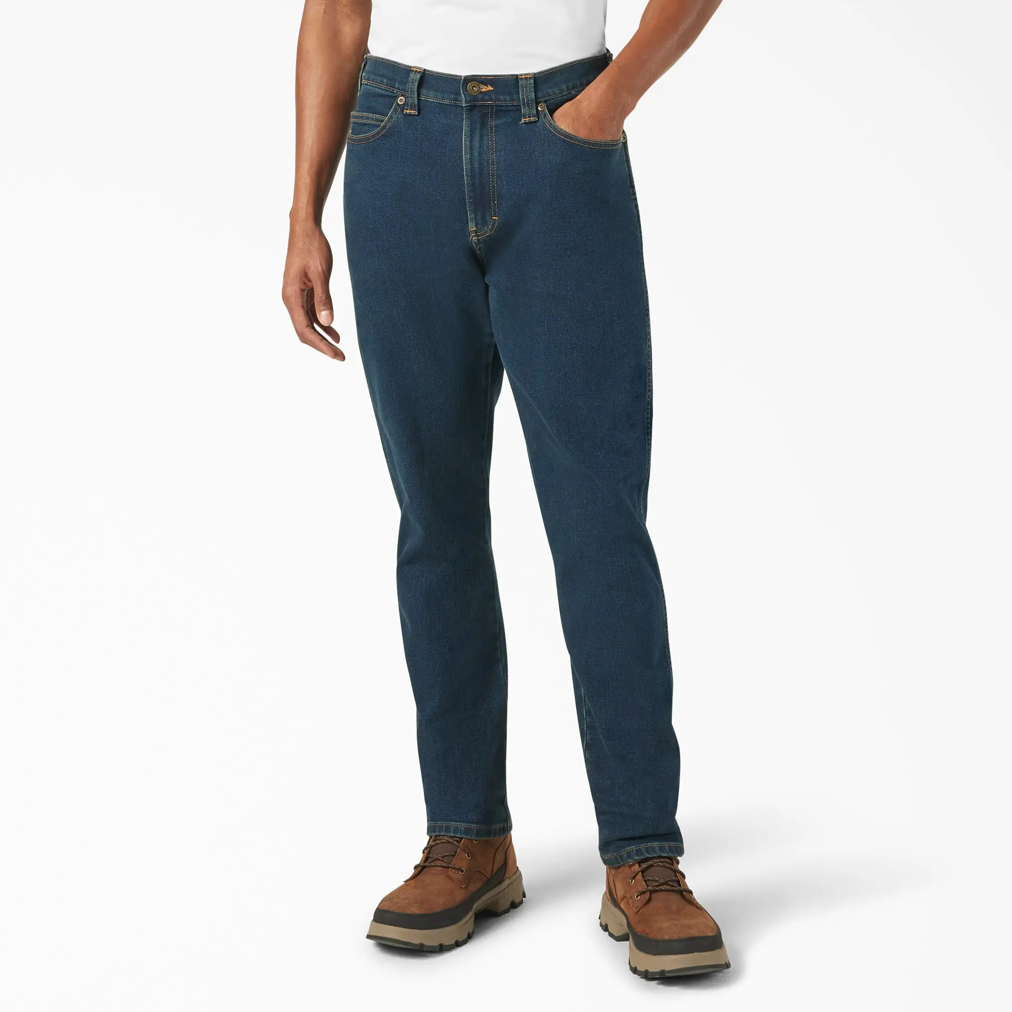 Dickies FLEX Slim Fit Jeans,Durable Wear, Comfortable Mobility, Double Needle Stitching, Classic Workwear Style