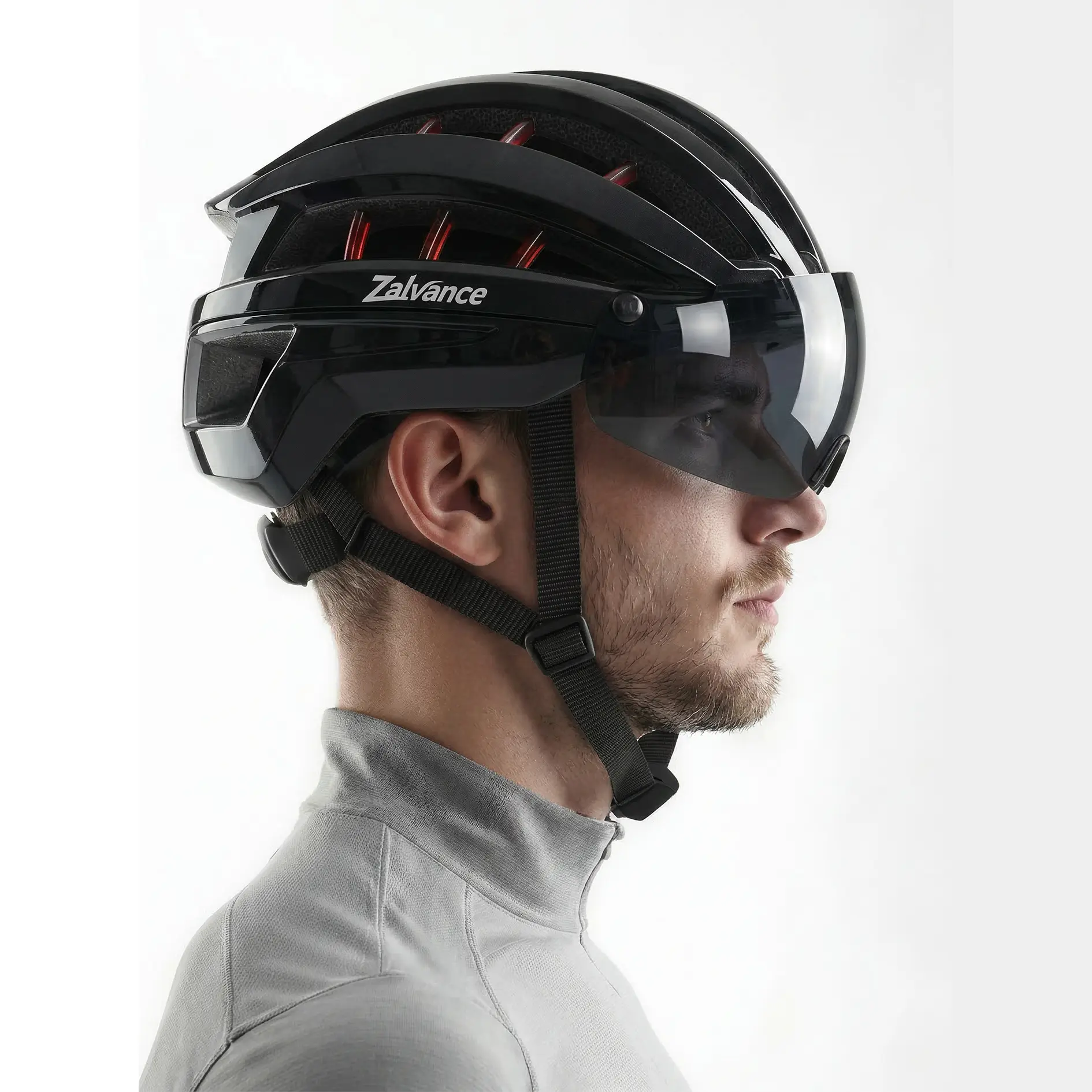 Zalvance Bicycle Helmet - CPSC Certified 10.2oz Lightweight Adjustable Helmet, Magnetic Sun Visor, Road Cycling Gear, Ebike Accessories, Scooter Accessories for Commuting & Outdoor Adventures, Lightweight Adjustable Helmets