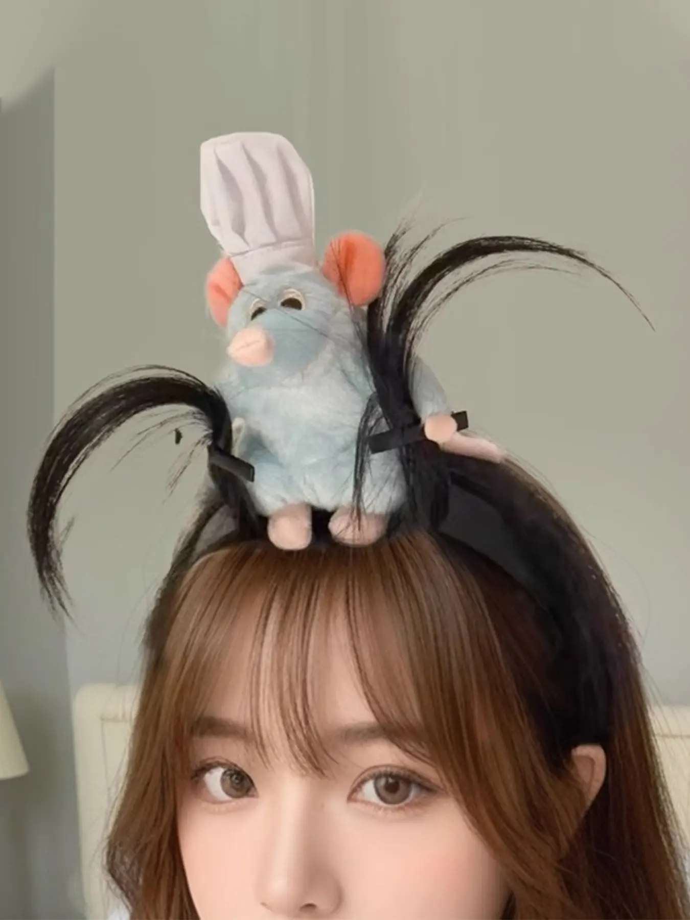 Women's Cute Cartoon Mouse Rabbit Plush Hairband, Fun Halloween Makeup Prop, Adorable Party and Holiday Costume Headwear, Fashion Hair Accessories, mothers day gift ,mothers day gift ideas, Headbands