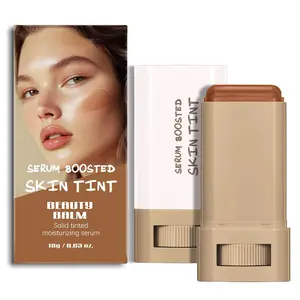 1Pc All Skin Types Hydrating Moisturizer Concealer Stick - Makeup Cosmetic Foundation Stick for Face Contour, Complexion Enhancement, Full Coverage; Valentine's Must-Have for Any Skin Type