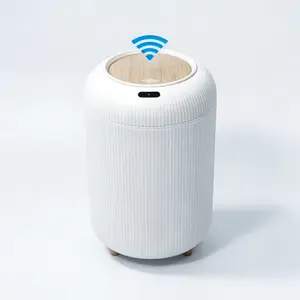 Auto-Seal Touchless Modern Trash Can – Motion Sensor, Waterproof & Compact, Blocks Odors! Perfect for Bathroom, Bedroom, Office, Must-Have Eco Upgrade for Your Home!