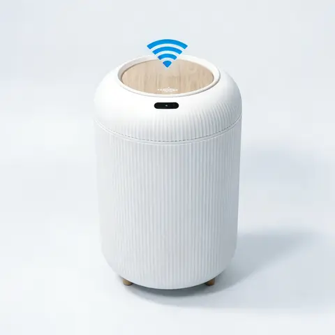 Auto-Seal Touchless Modern Trash Can – Motion Sensor, Waterproof & Compact, Blocks Odors! Perfect for Bathroom, Bedroom, Office, Must-Have Eco Upgrade for Your Home!