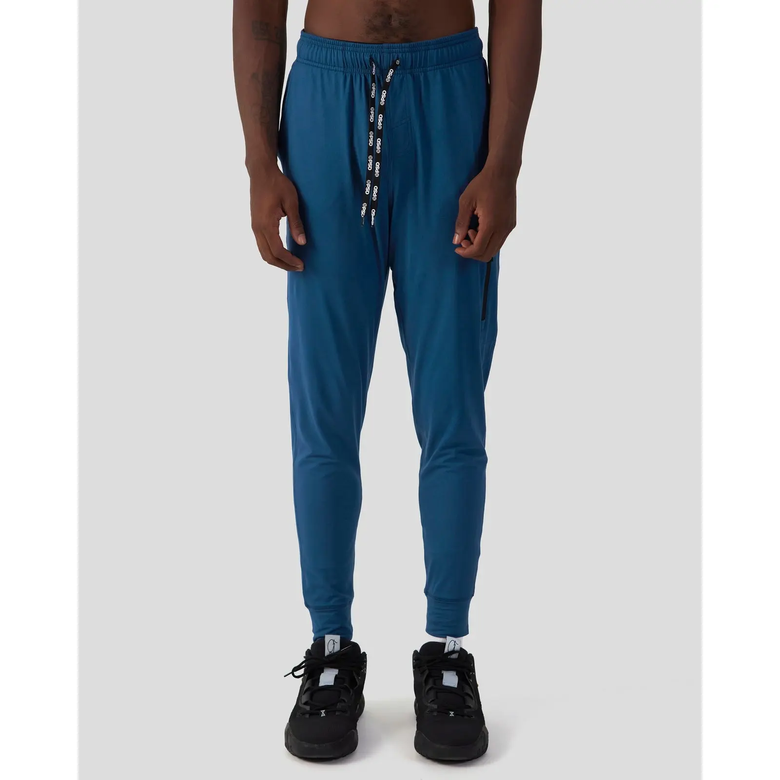 PSD Men's Deep Teal Premium Stretchable Jogger - Male Sports Jogging Wear, Men's Sweatpants with Logo Drawstring, Ideal for Fitness