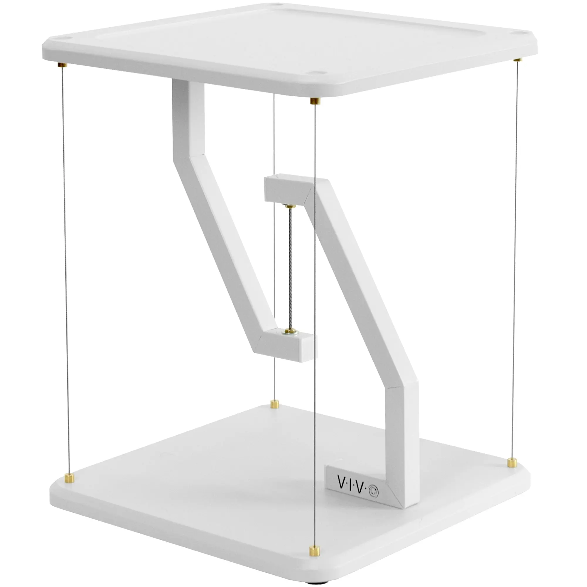 12-in Tensegrity Design Speaker Stand, Freestanding Stand Mount Audio-Video Accessory for Home Audio Setup