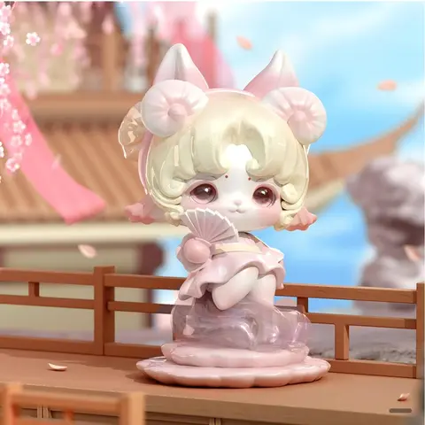 Fengshen Tuan Tuan All Star Elf Flying Chess Figures Blind Box - PVC+ABS Smooth Mythology Collectible Figurines with Exquisite Craftsmanship, Rare 1/144 Chase, 13 Basic + 4 Special, Myth+Chess Play, Desktop Display Gift for Collectors