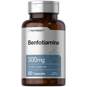 Horbäach Benfotiamine 300mg | 60 Capsules | Non-GMO, Gluten Free Supplement