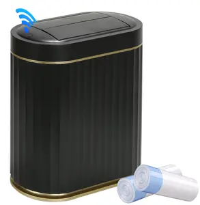 2Gal Smart Sensor Trash Can for Bathroom – Touchless, Anti-Slip, IPX5 Waterproof & Odor-Proof