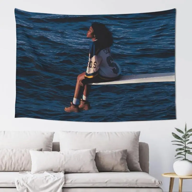 $ZA Wall Hanging Tapestry, 3x5Ft Album Art Tapestry with 4 Brass Grommets, Long-Lasting High Color Fastness Home Decor for College Dorm, Man Cave