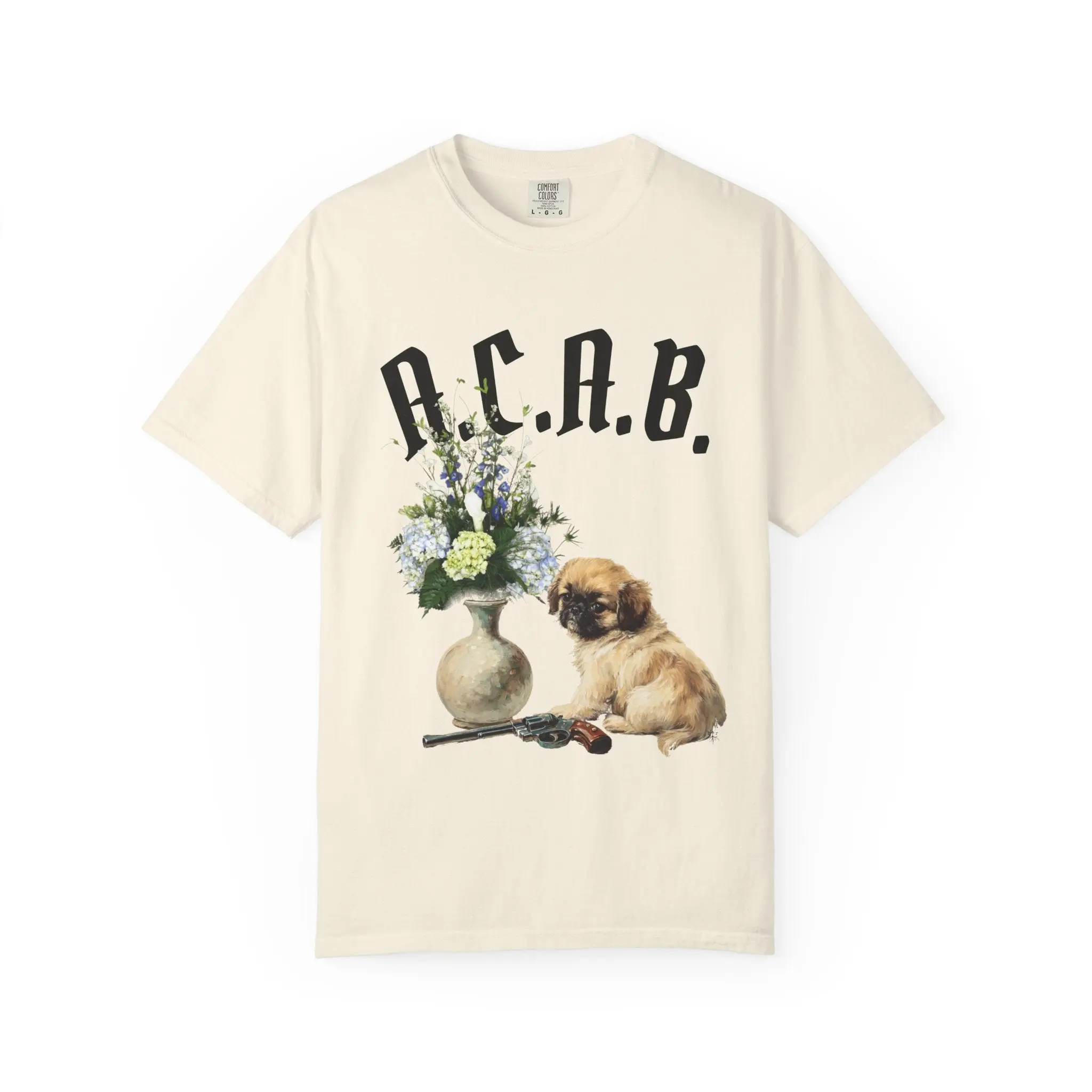 ACAB Pistol Pekingese Unisex T-Shirt
