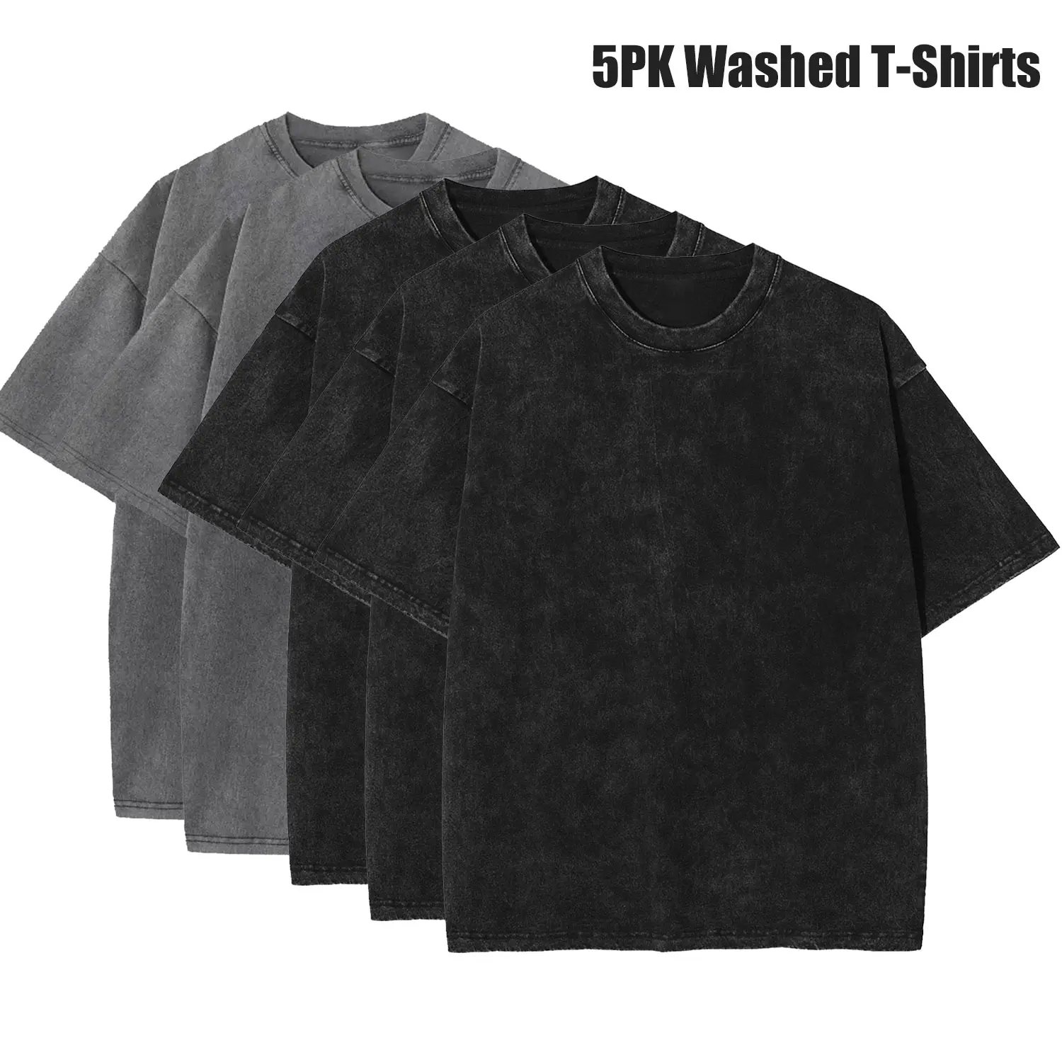 3 Black+2 Grey
