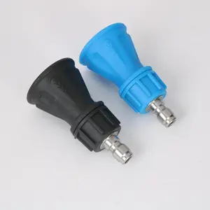 2pc. Soft Touch Rubberized Stainless Steel Pressure Washer Nozzle Spray Set
