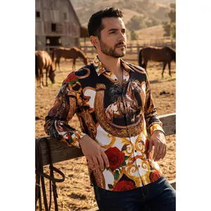 Stallion Rhinestone Long Sleeve Shirt