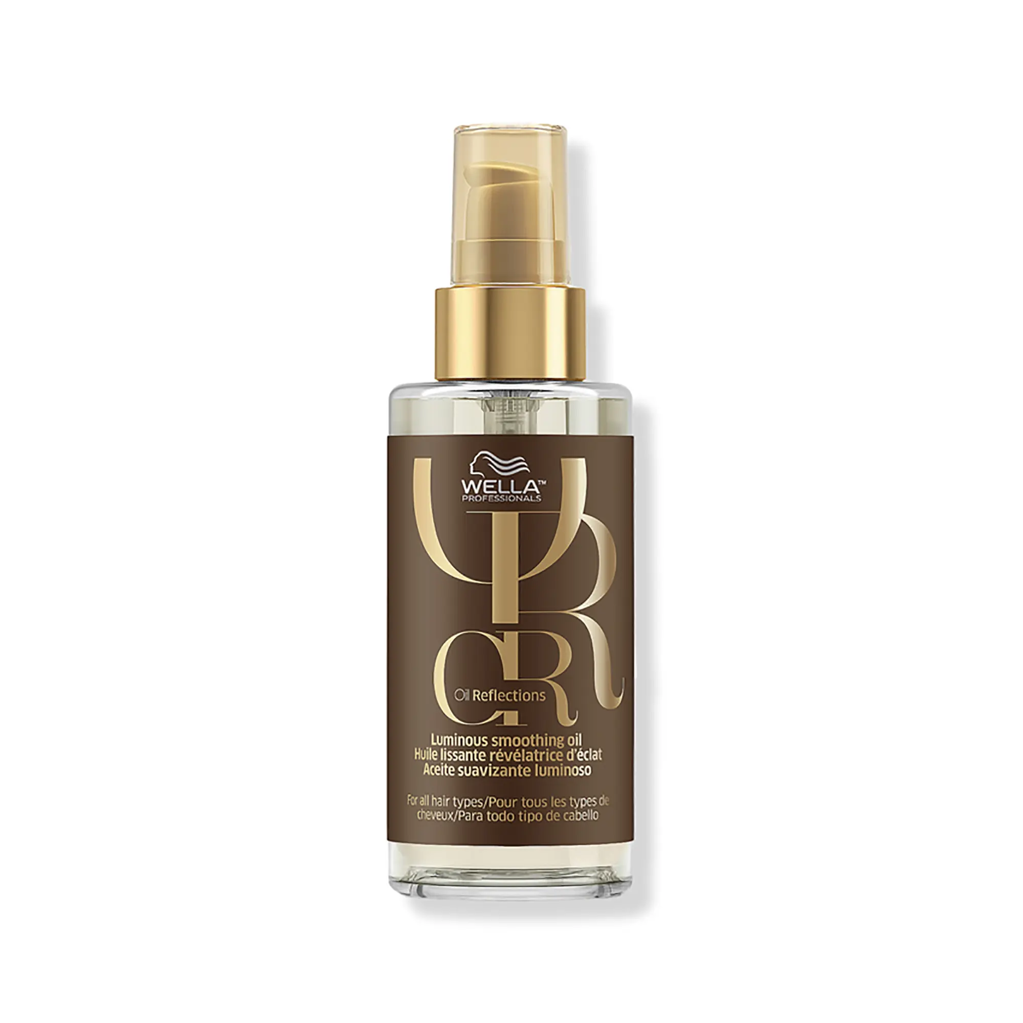 Wella Oil Reflections Smoothing Hair Nourishing Oil - Salon-Grade Haircare, Nourishing Treatment for Frizz-Free Hair