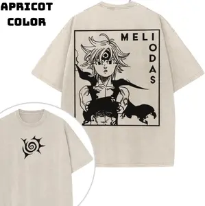 Meliodas Shirt, Seven Deadly Sins Shirt, Anime Shirt, Vintage Tee 2-Sided, Graphic Tee, Unisex T-Shirt, Top Streetwear Menswear Womenswear