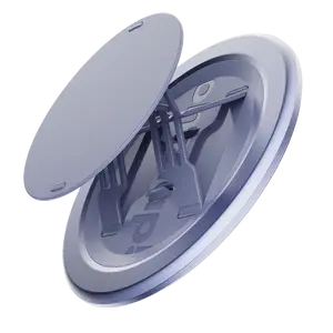 Snap Grip 5 - Modern Magnetic Phone Grip Stand & Mount for iPhone & Android 360° Rotation Kickstand, Adhesive-Free Design