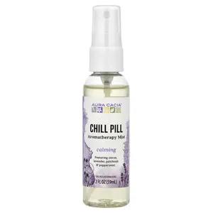Aura Cacia Aromatherapy Mist, Chill Pill, Calming, 2 fl oz (59 ml)