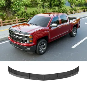powoq Hood Protector Compatible with 2014-2015 Chevy Silverado 1500 Deflector Upgraded TPE Shield Hood Deflector Replacement for 2014-2015 Chevy Silverado 1500 Accessories