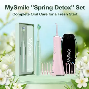 The "Spring Detox" Set - Cordless Select Water Flosser & Essential Electric Toothbrush COMBO