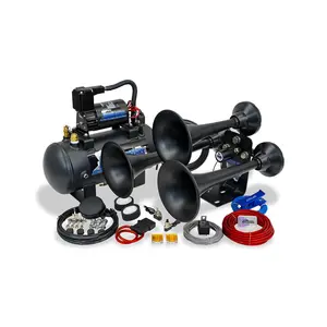 Mini Outlaw 127H Train Horn Kit | 12-Volt DC | 1.5-Gallon 120 PSI Air System | Perfect for Trucks & SUVs