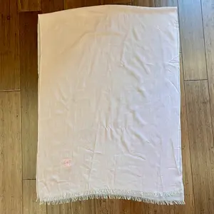 Pre-owned CHANEL CC Pink Cashmere Blend Scarf Shawl