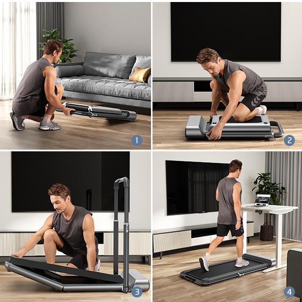Kingsmith WalkingPad R1PRO Walk&Run 2IN1 Foldable Treadmill | Maximum Speed: 6.2 mph | Max User Weight: 220 lbs weight bench