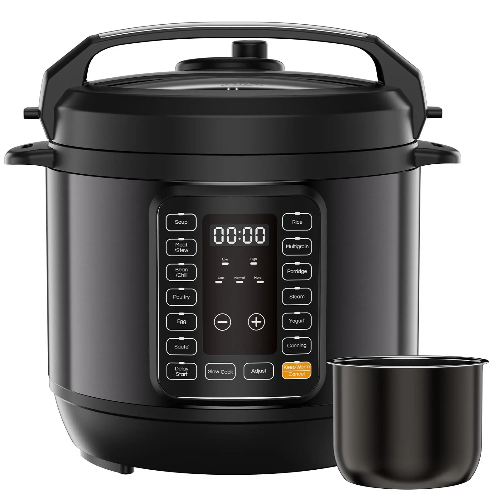 16-in-1 Digital Countertop Multi Function Pressure Cooker, 3/6/8 Qt Ceramic Pot with 12 Presets, Replaces Rice Maker, Steamer, Slow Cooker, Countertop Cooker, Digital Pressure Cooker