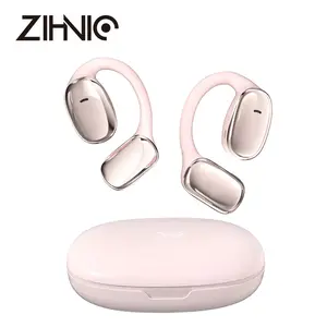 ZIHNIC S11 Open Ear Bluetooth 5.4 Earbuds: DT6.0 Tech, 360° ACS Sound, IPX5 Waterproof. Fast connection & comfortable fit perfect for sports, music & calls.