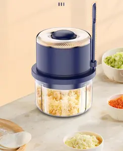 Portable Multifunctional Mini Electric Garlic Chopper | Food Processor for Veggies, Fruits & Baby Food