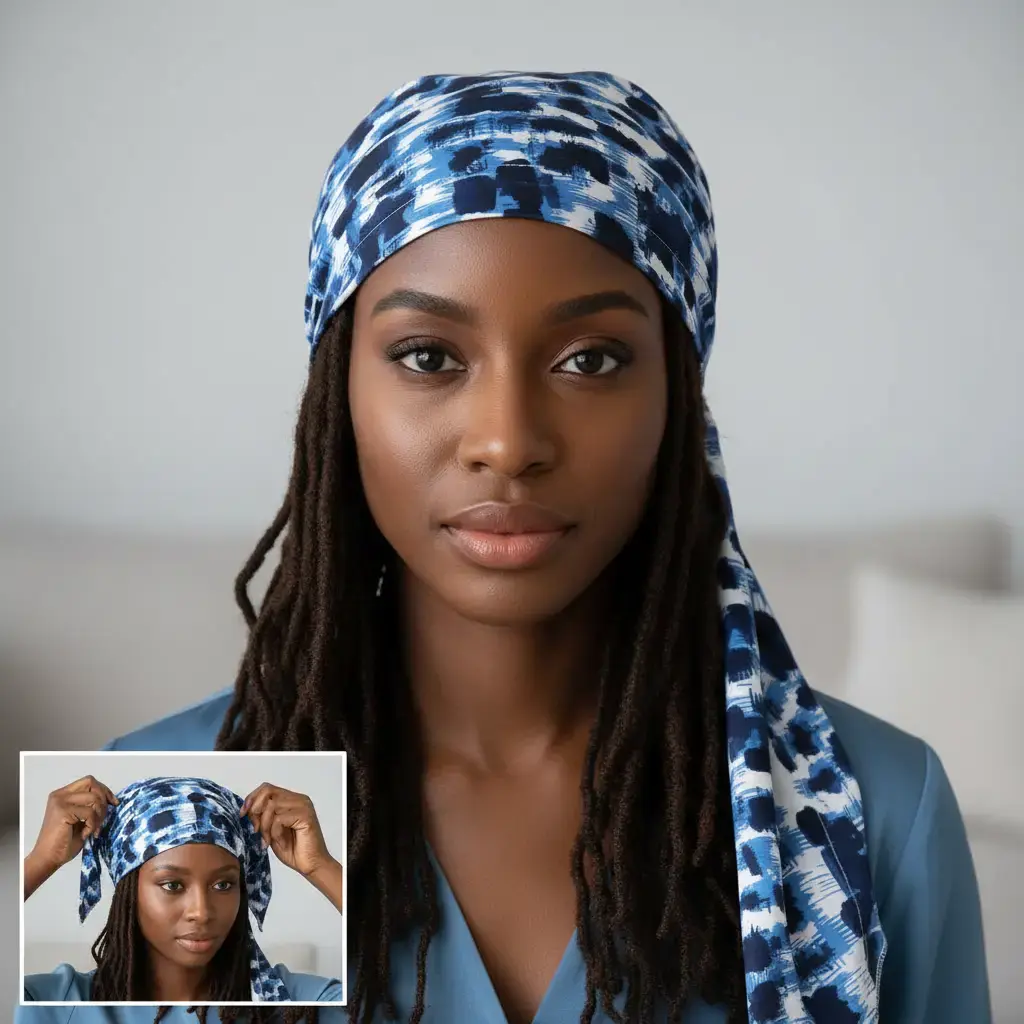 Locsanity Easy on Head Tie Hat Dreadlocks Locs and Natural Hair Various Colors Tassel Design Turban Scarf Wrap Sarong Wraps Sheer Sarong Wraps Soft Warm Shawl Solid Color Turban Tassel Decor Scarf