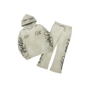 Hanif 2.0 Vintage Dark Oatmeal Hoodie/ Relaxed Pant Track Set