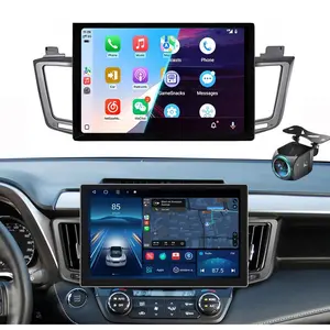 [4+64G] 13'' 2K Radio for 【Toyota RAV4 2013-2018】 1920*1200 Touchscreen Stereo Replacement with Wireless Carplay Android Auto WiFi Bluetooth GPS FM SWC RDS Mirror Link Backup Camera