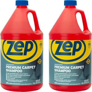 Zep Premium Carpet Shampoo Concentrate – Renews Soiled Carpets – 1 Gallon