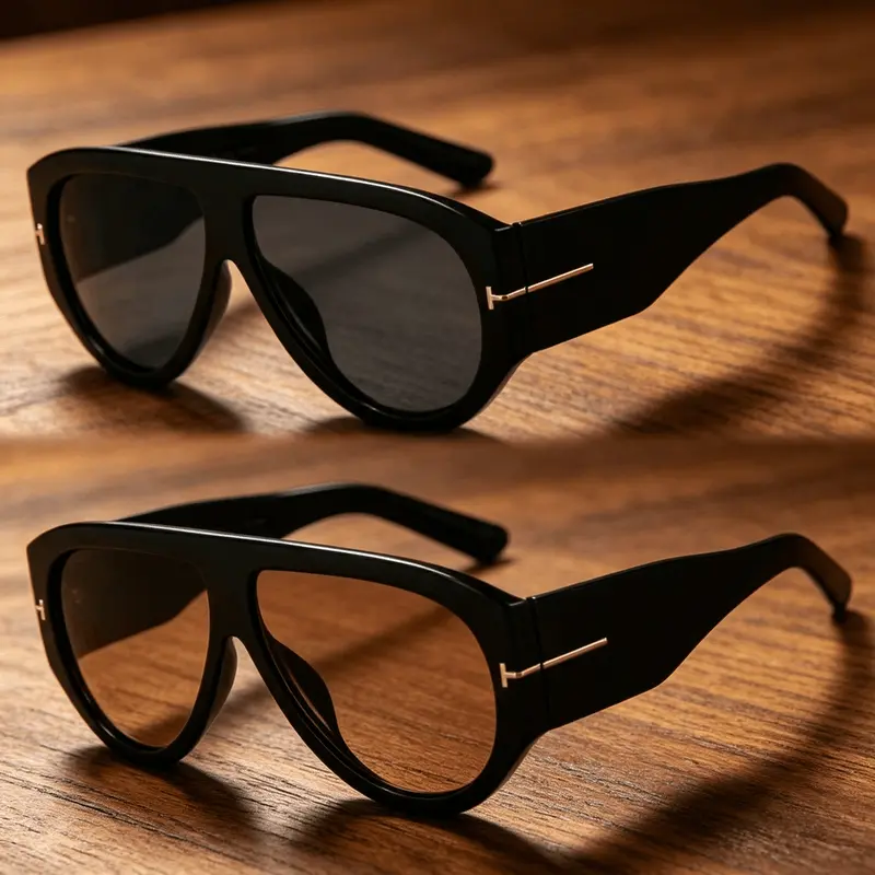〖Summer Vibes〗1/2 PCS Retro Oversized Aviator Sunglasses for Women Men 70s Style UV400 Protection Luxury Thick Frame Fashion Shades