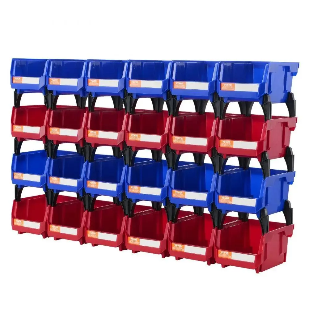 24 PCS & Blue + Red