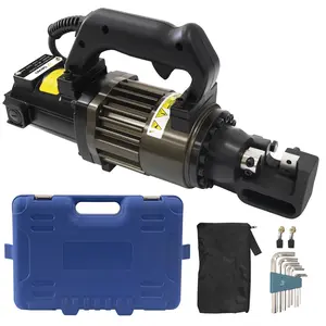 Handheld Rebar Cutter/Bolt Cutter 110V AC – 4-16mm Cutting Range – Powerful 900W Motor – Electric Rebar Cutting Tool for Construction, Steel, and Metal Work