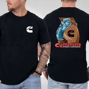 Sexy Lady Cummins Turbo Diesel Lifestyle 2 Sided T-shirt, Cummins Shirt, Perfect For Truck & Car Enthusiast, Full Size, Full Color