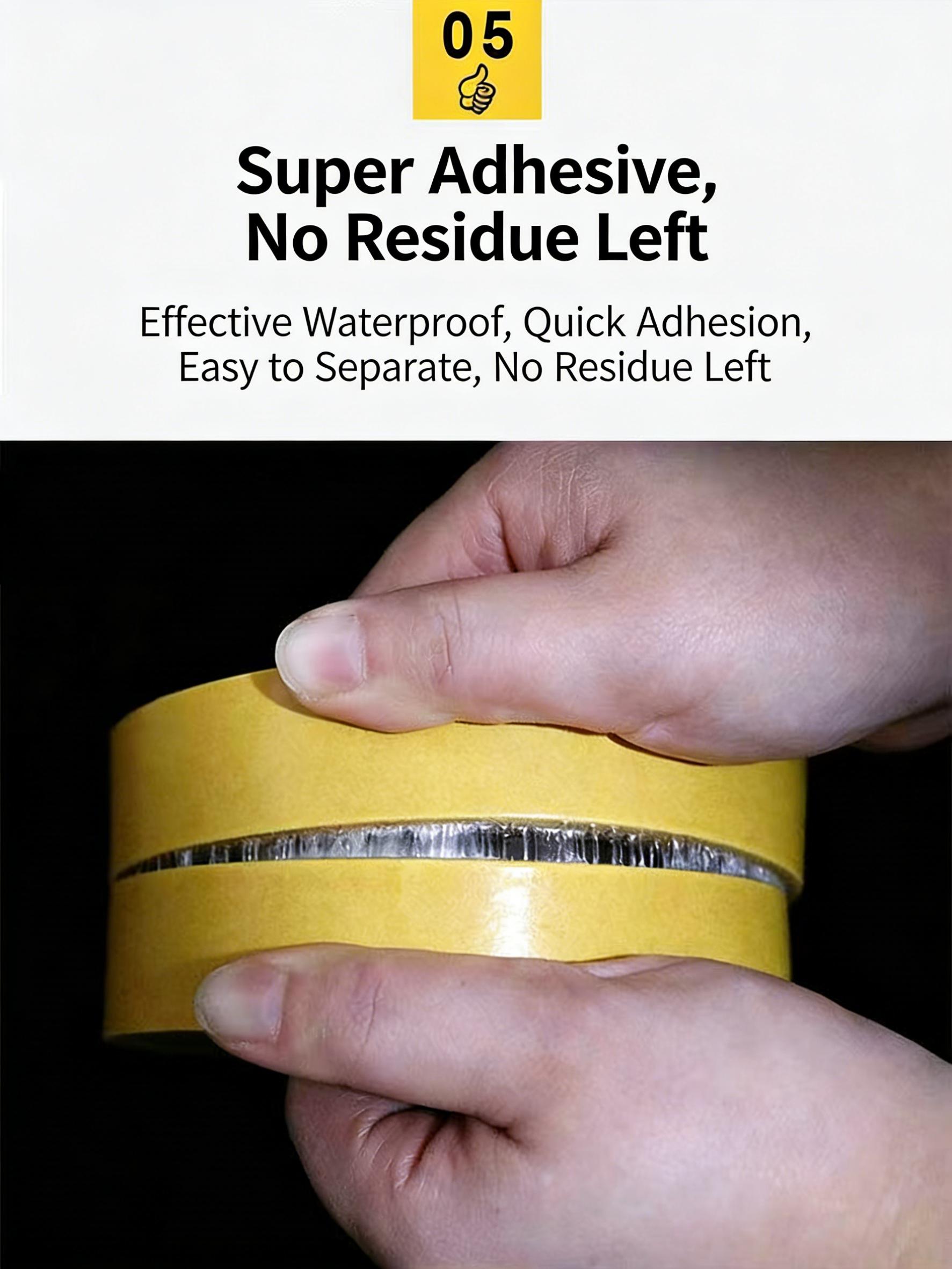 Heavy-Duty Double Sided Tape, Strong Adhesive, Waterproof & Removable, No Residue, Ideal for Carpet, Wallpaper, Balloons & Home Use