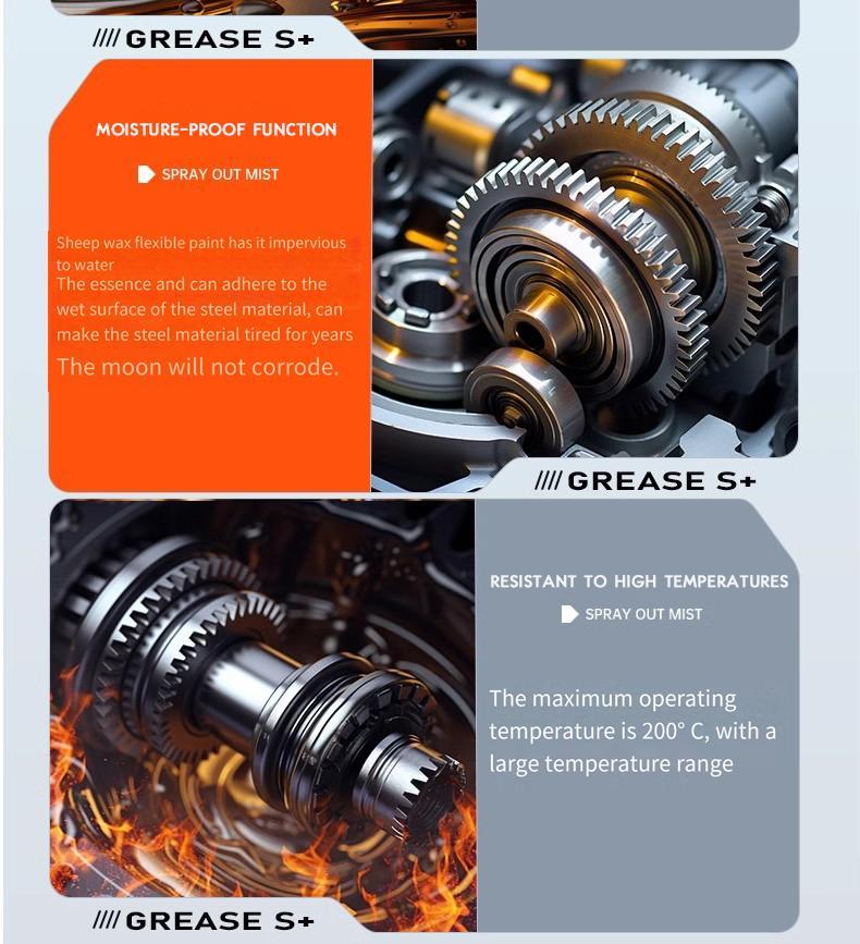 Multi-Function Rust Removal Spray-180ML forLubrication, RustPrevention & Noise Reduction