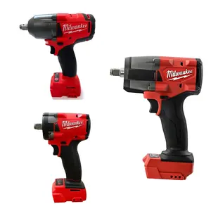 Milwaukee M18 500/900/1000NM Brushless Impact Wrench, 1/2-Inch Square Drive, Powerstate Motor, Redlink Plus Protection, 4-Mode Control, Ring LED Light, For Heavy Equipment Repair, Automotive Maintenance, Industrial Assembly,