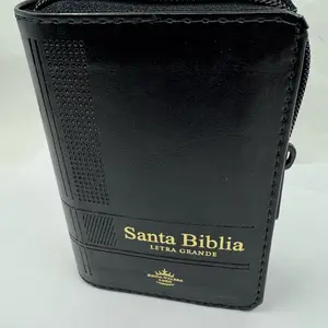 Mini Pocket Reina-Valera 1960 Bible with Red Jesus Words, Concise Concordance, Dedication Page, and Ribbon Marker for Travel and Personal Devotion