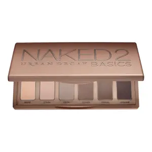 Urban Decay Naked2 Basics Mini Eyeshadow Palette – 6 Matte Neutral Shades | Blendable Cool-Tone Smoky Eye Palette