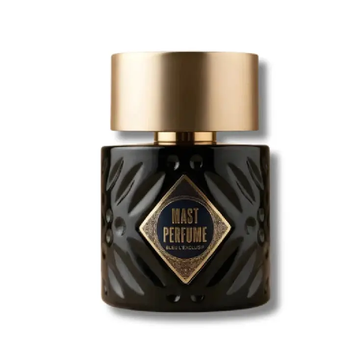 BHARARA Mast Bleu L Exclusif Men's Eau de Parfum, Intense Leather & Wood Amber Scent with Sandalwood Notes, 3.4 oz Bottle (3-3.9 Fl Oz), Fragrance, Edp Cologne Spray, Edp Perfume Fragrance, Single Item, Men's Fragrance, Signature Scent