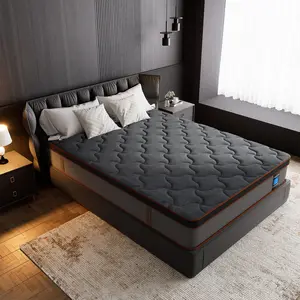 King Mattress 12 inch, Medium Firm Hybrid Mattress in a Box, Memory Foam and Individual Pocket Coils, 9-layer structure, Pressure Relief, Motion Isolation, Edge Support, Twin/TwinXL/Full/Queen/King ergonomic design